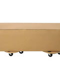 Beefy Heavy Duty Wooden Moving Dolly With Wheels For Furniture And Appliances 500 Lbs Capacity Non Slip Pads Rolling Platform Cart For Moving Heavy Items And Boxes, cardboard box on wooden dolly with wheels