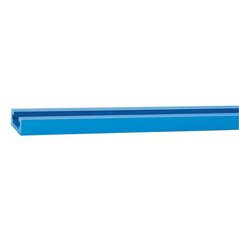 Four Foot Universal Aluminum T Track Blue for Workbenches, Jigs and Machine Tables, Stacked T Slot Fits 5/16 and 1/4 T Bolts