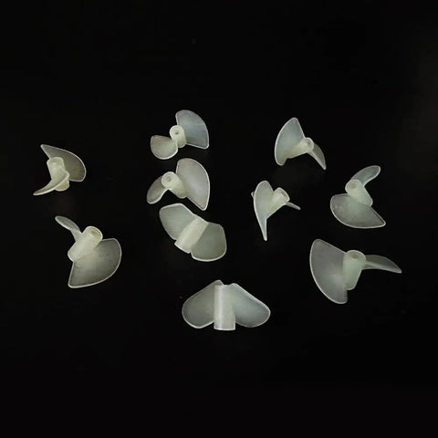 Ten Pairs Nylon RC Boat Propellers, Two Blade CW CCW Set For RC Boats And Ships, Fits 1.95mm Hole And 2mm Shafts