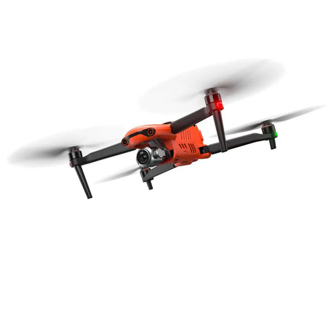 EVO II V3 Pro 6K Rugged Drone Bundle With Up To 40 Minutes Of Flight Time, Crystal 6K Video And 20MP Photos flying against white backdrop