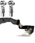 Hella Tough Self Lubricating Heim Joint Rod End Pair With True Right And Left Hand Threads, view of joints and installation.