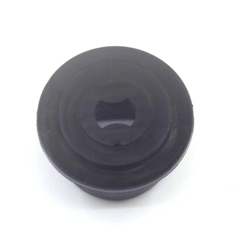 Close-up of a black piston bumper from Replacement Parts Kit For Roofing Coil Nailer NV Series Including Pro Grade Gasket Kit Shafts Washers