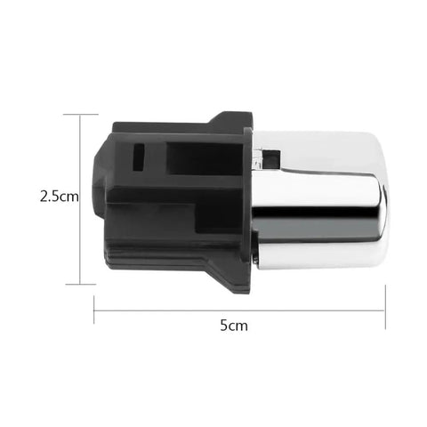 Super Smooth Auto Shift Knob Repair Kit Fits 2003 To 2007 Models With Durable ABS And Metal Parts For Snappy Gear Changing Vibes And Rock Solid Transmission Control That Feels Like A Brand New Shifter Handle Button Setup 5cm black and chrome part