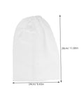 Heavy Duty Canvas Sandblasting Arm Sleeves For Mechanics And Shop Rats Tough As Nails Protective Forearm Guards, white, 28cm x 24cm.