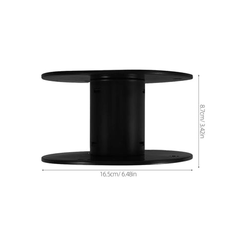 Super Slick Empty Cable Winder Reel 165mm Plastic Cord Organizer for tangled wire storage, showing 165mm black plastic construction.