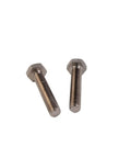 High Quality TA2 Grade 2 Pure Titanium Hex Socket Head Cap Screw Bolts, M2 thread, durable for heavy duty applications.