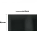 Blank Block Made From Graphite For Electrode Electrolysis And Electroplating, 0.3 By 200 By 1000 Mm, Black Pro Grade Heavy Duty Graphite Plate