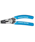 Wire Stripper Cutter Crimper Tool For 8 To 18 AWG Solid And 10 To 20 AWG Stranded Wire, Six Stripping Holes, Blue Handles