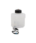 Clear plastic Gear Lube Bottle For MerCruiser Alpha And Bravo Sterndrives Replacement Reservoir with black cap and attached cables