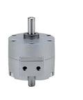 Heavy Duty Pneumatic Rotary Actuator Vane Cylinder 270 Degree Sweet Smoother Precision Engineered, silver metallic design.