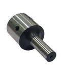 Side view of annular cutter holder with 1/2 in shank, tool steel, hard and ground, lock screw