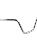 Medium Hi Rise Bike Handlebar 27.5 Inch Wide By 9 Inch Rise 1 Inch Clamp Chrome Or Black Finish Slightly Shorter Classic Hi Rise