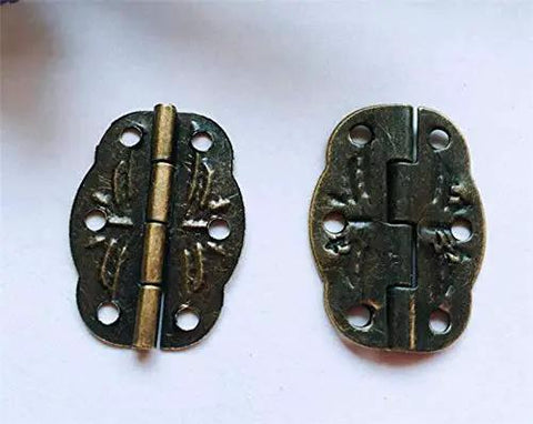 1000 Piece Bronze Mini Butterfly Cabinet Hinge Lot 30mm X 22mm With Screws, zinc alloy butterfly hinges for DIY projects