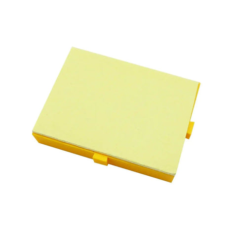 Yellow ABS board from Six Piece 170 Tie Points Mini Breadboard Kit With 65 Jumper Wires For Arduino And Raspberry Pi Diy Projects