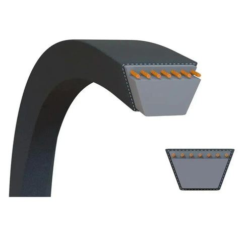 Heavy Duty V Belt Replacement For 532131264 531005026 And 544238901 cross-section view