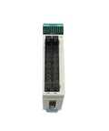 Front view of Industrial Mixed I O Unit Module For PLC Systems flexible input output block with connectors visible