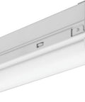 2Ft LED Light Fixture For Bright Energy Saving 120V 4000K Cool White Illumination With One Lamp White Finish Slim Durable Design