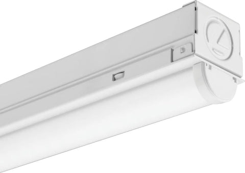 2Ft LED Light Fixture For Bright Energy Saving 120V 4000K Cool White Illumination With One Lamp White Finish Slim Durable Design