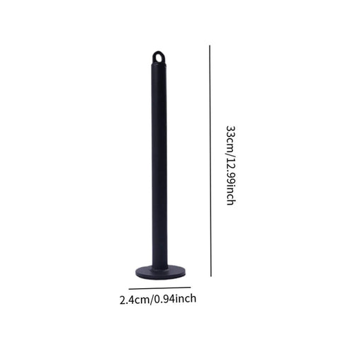Beefy Heavy Duty Weight Loading Pin for Home Gym and Strength Training, 33cm tall, metal construction, for lifting and pulling weights.