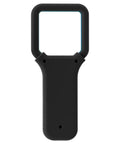 Front view of Universal Pet Microchip Scanner For ISO1178411785 FDX B EMID Chips 125KHz 134.2MHz handheld reader with square handle.