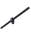 Heavy Duty T Handle Socket Wrench With Sliding Adjustable Chrome Molybdenum Steel Build Crafted Damn Tough, black handle.