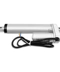 Beefy 6 Inch Stroke 12V Electric Linear Actuator With 225Lbs Load Capacity, IP55 Waterproof, Silver Aluminum Housing