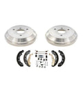 Heavy Duty Rear Brake Drum And Shoe Spring Replacement Kit For Smart Fortwo 2005 Through 2015 Including Hardware Mats And Pads For Smooth Stops rear drums and shoes