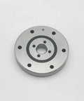 Premium Cross Roller Bearing Slewing Ring For Robotic Arms Built Tough For Heavy Duty Rotary Table Jobs with central hole and bolt holes.