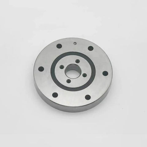 Premium Cross Roller Bearing Slewing Ring For Robotic Arms Built Tough For Heavy Duty Rotary Table Jobs with central hole and bolt holes.