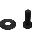 3 Pack Left Hand Thread Blade Bolts With Belleville Washers One Half Inch Diameter By One And One Half Inch Length Built Tough Mower Hardware For Finish Mowers Compatible With 502300 502301 502310 21 023 156026 502313, black bolt and washer