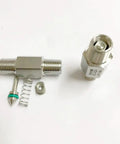 Heavy Duty BSPT Equal Male Check Valve Set For Water Gas Oil, 1/4 Inch 3/8 Inch 1/2 Inch Threads, 304 Stainless Steel Inline Valve, Non-Return, High Flow, Durable Fit disassembled view
