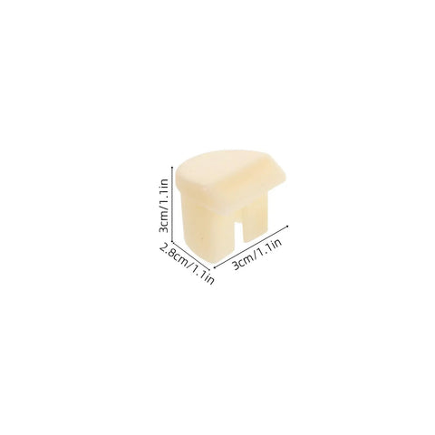 10 Piece Bedside Rail End Caps for Hospital Beds Decorative Safety Covers Cushion End Protectors, beige, 3x2.8x3cm