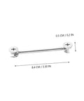 20 Set Cam Fittings Kit For Cabinets With Connectors And Dowels Easy Assembly No Fuss Strong Load Bearing Lightweight And Portable Ideal For Furniture Panels And Office Cabinets close-up view of connector.