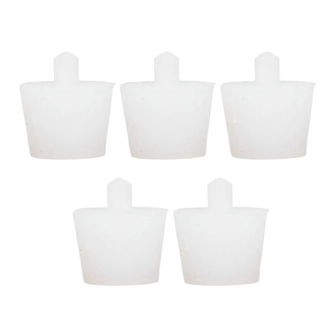 Top Rated Silicone Tapered Plug Kit for High Temp Sealing Durable And Fade Resistant Perfect For Surface Treatment Jobs That Need Serious Grip And Long Lasting Performance You Can Really Rely On, 5 white silicone plugs