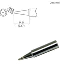 Pro Grade Soldering Station with T18 Tip BD08 for precision electronics, shown with dimensions and design details