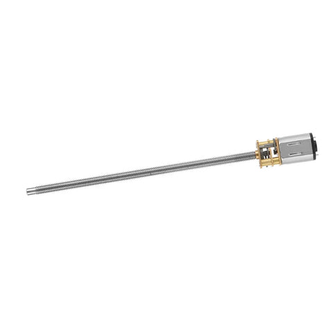 Built Tight And Runs Smooth N20 Linear Actuator Plus DC Reduction Gear Motor 6V Or 12V Compatible with 100mm threaded shaft.