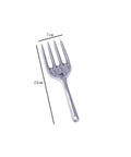 Durable Aluminum Alloy Garden Weeder Fork Handy Hand Tool with Ergonomic Grip, 24cm x 7cm, ideal for planting and weeding.