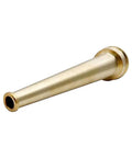 Top Tier Heavy Duty Brass Fire Nozzle 1.5 Inch Nst Fitting industrial sprinkler head side view showing solid brass construction.