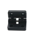 Black resin positioning torque hinge with 90-degree limit, 1pc