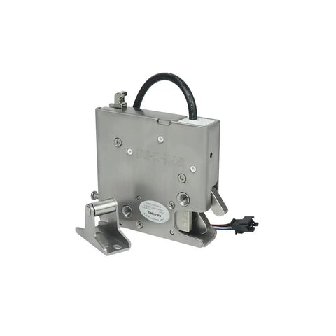 Motor Driven Electric Rotary Latch Built Tough For Heavy Duty Automation With Rock Solid 440 Pound Pull Force And Reinforced Steel Construction That Handles The Daily Grind Without Breaking A Sweat For Reliable Industrial Applications