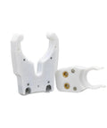 Precision Tool Holder Clamp Grippers HSK40 For CNC Spindles ATC Systems Secures Knife Shanks BT30 ISO Interfaces High Speed Reliable Grip, white