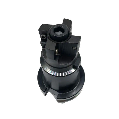 Beefed Up 90 Degree Face Milling Cutter Set With 40-22-4T Inserts, T8 Wrench, And CAT40 FMB22 Arbor For APMT1604PDER Carbide