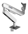 High Quality Height Adjustable Monitor Mount Stand With Smooth Glide Desk Arm for dual screens, ergonomic design in sleek finish.