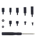 Top Shelf Nylon Screw Kit Hella Durable M3 And M2.5 Hex Bolts Nuts For Raspberry Pi Rig Setup including precision driver.