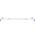 Top view of an 8 Inch Square Slim Recessed LED Downlight, 5 Selectable Color Temperatures, 1600 Lumens with mounting clips.