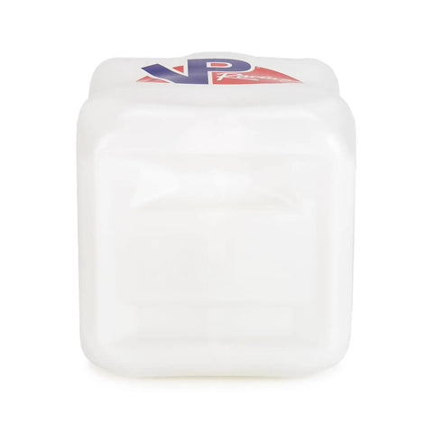 5.5 Gallon Motorsport Liquid Container Jug With Contoured Handle Multipurpose Cap And Rubber Gaskets White Ideal For Auto Fluids Non Potable Water And Outdoor Use
