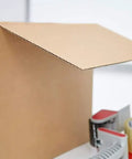 Open Heavy Duty 12x10x8 Inch Corrugated Cardboard Boxes Bulk Pack Of 50 For Packing, Shipping, Mailing, And Moving Beefy 200 Pound ECT32 Kraft Cartons