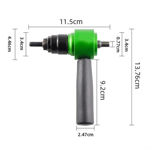 Transform Your Drill Into A Riveter With This Killer Adapter Kit Including Mandrels And Nuts For Effortless Fastening On Any Heavy Duty Project Right Now drill riveter adapter with 11.5 cm handle