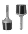 Beefy Pro Grade Heavy Duty Rubber Hammer Heads For Electric Hammers, Scratch Resistant, High Impact Rubber Bit, SDS Plus Shank