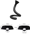 Heavy Hitter Flexible Exhaust Hose With Slick Square Capture Hood, 50 Mm Dia, 180 Cm Length, for industrial welding smoke ventilation.
